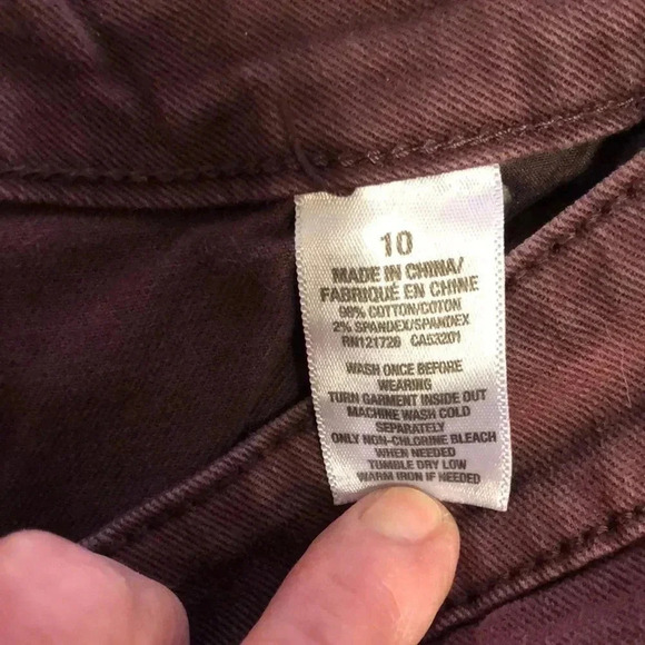 Tokyo Darling super high waisted shorty. Purple. Size 10 - Picture 7 of 9